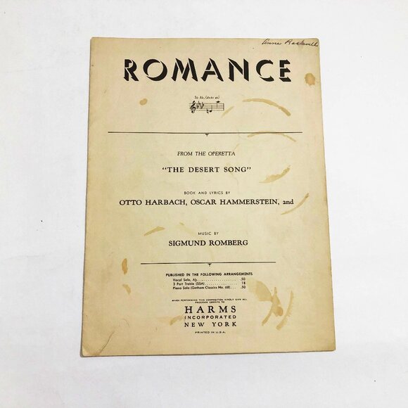 Sheet Masic Set of 3 Wonderful One The Blue Room Romance The Desert Song - Picture 12 of 16